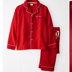 Carter's Little Planet Organic Cotton Red Button Front Pajama Set w/ White Trim